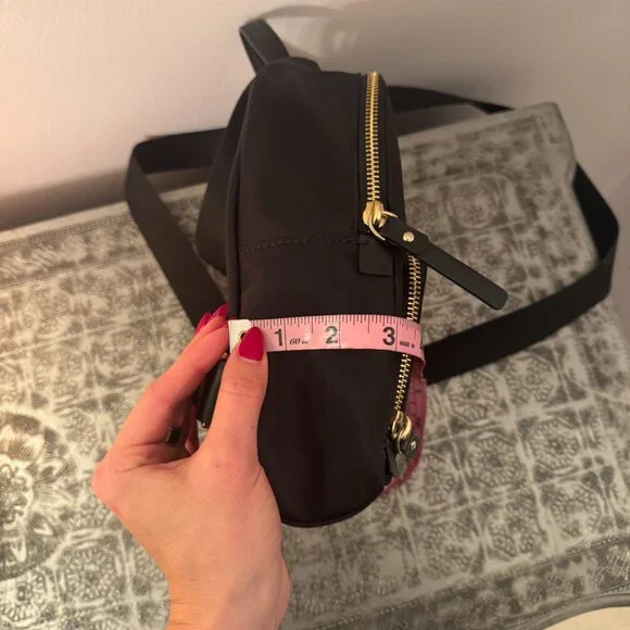 Kate Spade Black Nylon Mini Backpack - Picture 12 of 13